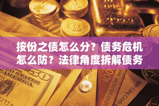 武汉按份之债怎么分？债务危机怎么防？法律角度拆解债务分配与风险自保指南