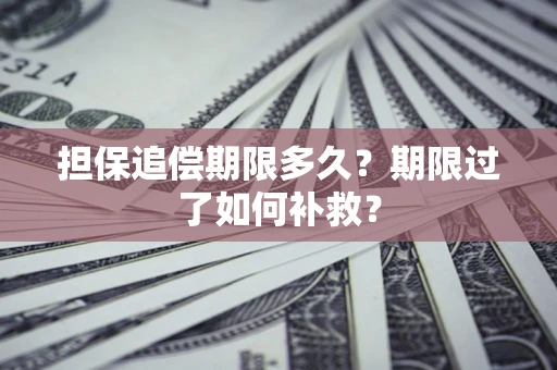武汉担保追偿期限多久？期限过了如何补救？