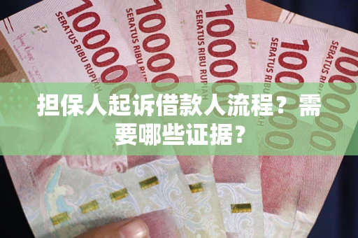 武汉担保人起诉借款人流程？需要哪些证据？