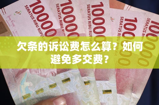 武汉欠条的诉讼费怎么算？如何避免多交费？