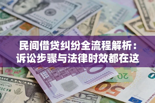 武汉民间借贷纠纷全流程解析：诉讼步骤与法律时效都在这儿了