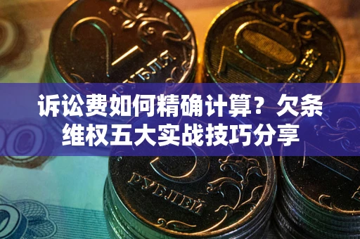 武汉诉讼费如何精确计算？欠条维权五大实战技巧分享