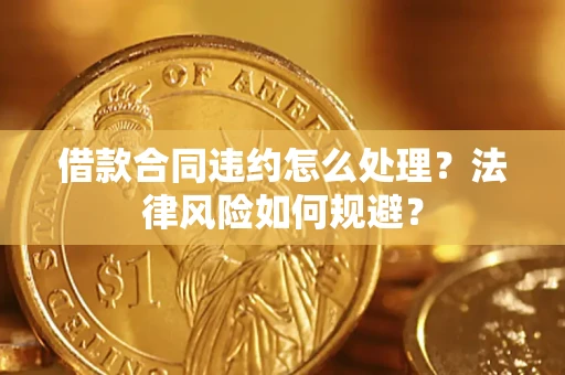 武汉借款合同违约怎么处理？法律风险如何规避？