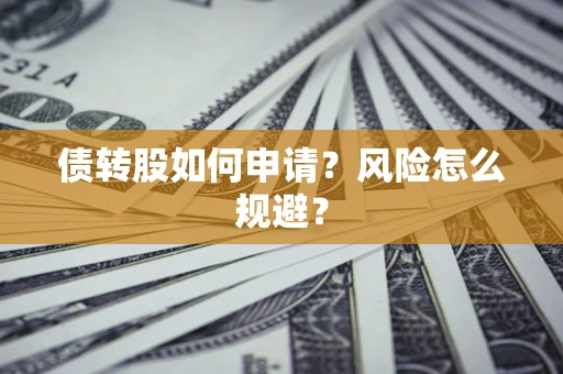 武汉债转股如何申请？风险怎么规避？